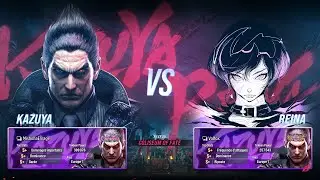 Valfox (Reina) Vs MishimaEnrage (Kazuya) - FT10 #tekken8