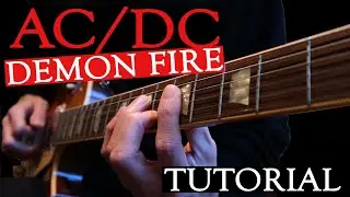 TUTORIAL#24 - AC/DC - Demon Fire (with TABs)