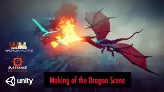 making of the dragon vs c47 scene with substance designer & unity3d