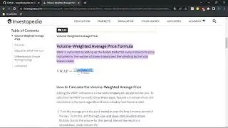 بإستخدام البايثون - الجزء الأول vwap حساب مؤشر الـ