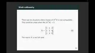 Lecture 10: Linear Regression III Dummy Variables and Multi-colinearity