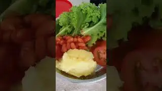 salad on the go.  New fast recipe