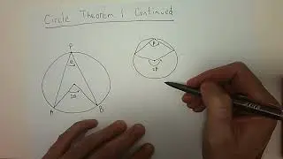Circle Theorem 1 Part 2