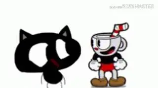 Cuphead vs Cartoon Cat