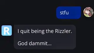 Character. ai but I made the ‘Rizzler’ QUIT his job