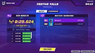 This is how YOU should play FESTIVE FALLS | 29.624 | Rocket Racing