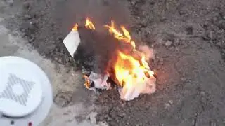 СПД-3.4 (сигнализатор пожарный дымовой) Что внутри, какая батарейка нужна и испытание на костре