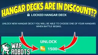 HANGAR DECKS DISCOUNT? HUGE Breaking News In War Robots!
