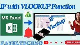 Commission Calculate IF with VLOOKUP Function in Excel // IF with VLOOKUP use Commission Calculate