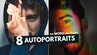 8 AUTOPORTRAITS CRÉATIFS en MOINS DE 3 MINUTES