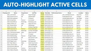 🔥 How to Highlight Your Selection in Excel with VBA! (Step-by-Step Tutorial)