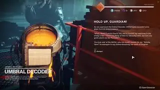 Destiny 2 Umbral Engram Bug