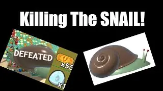 Killing The Snail in Bee Swarm Simulator! (Star Jellys and MORE)