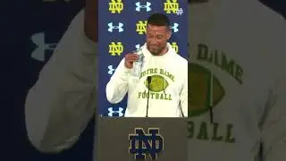You never know where you might meet Marcus Freeman #GoIrish #shorts