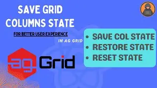 React Ag-Grid Tutorial: Saving and Restoring Column State - Persistent Layouts | Codenemy Tutorial