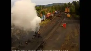9/15/19 Departure of double headed train 216 from Chama, MN