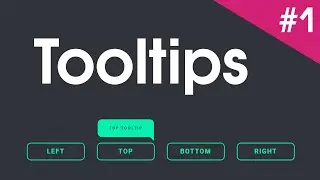 Tooltips | Pure HTML/CSS Tooltips | CodePen | #1
