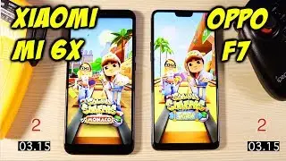 Xiaomi Mi 6X (Mi A2) vs Oppo F7 -  Speed Test!