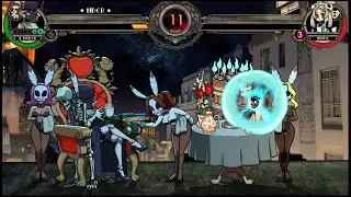 Skullgirls 2nd Encore - Black Dahlia vs Marie - Hardest - Boss Fight - Story Mode