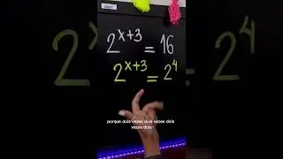 EQUAÇÃO EXPONENCIAL 