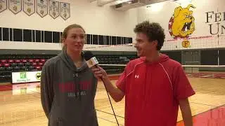 Volleyball Postgame vs GVSU - Olivia Henneman-Dallape