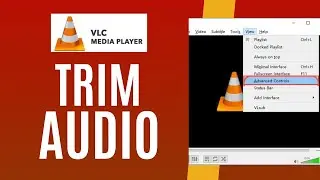 How To Trim Audio On Vlc Media Player Tutorial