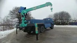 КАМАЗ 43118 с КМУ HKTC HLC7016