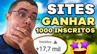 7 Sites que te Ajudam a CRESCER MUITO NO YOUTUBE! (+ de 1000 Inscritos)