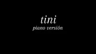 TINI - ángel - (Piano Versión)