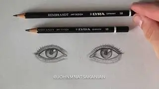 КАК РИСОВАТЬ ГЛАЗА / СИММЕТРИЯ ГЛАЗ / ТЫ СТАНЕШЬ ХУДОЖНИКОМ!