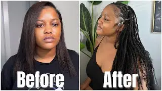 How To Install Loc Extensions :: Starter Locs :: Very Detailed | 2nd Loc Journey