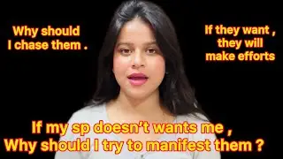 Do you think the same when you are trying to to manifest your sp , watch this