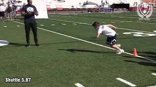 Trevor Laird Arcadia 2020 AZ Youth Football Combine Phoenix, Arizona