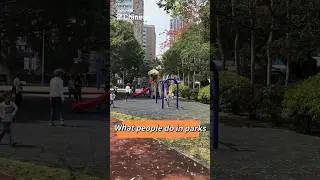 I found super granny in the park…wait til the end #shorts #chineseculture #fun #language #asia