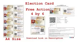 Single click #election card photoshop 7.0 action file free