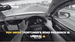POV Drive in Fortuner | Small Town, Big Presence 😎🔥