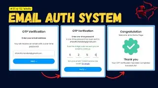 JavaScript OTP Verification System | Email Authentication Project