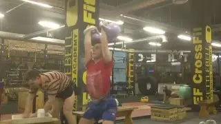 Джони Бенидзе - толчок 20+20 кг.10 мин - 308 подъёмов / Jerk 20+20 - 308 reps (10 min)
