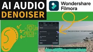 Filmora 14 Tutorial: Remove Background Noise From Video | AI Audio Denoiser