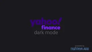 How To Enable Yahoo Finance dark mode
