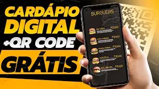 Como Fazer Cardápio Digital Online com QR Code 100% GRATUITO - Cardápio QR code na Mesa