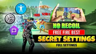 Best Talkback Secret Settings Free Fire | No Recoil + Perfect Sensitivity ⚙️🇧🇷