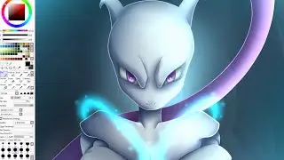 Mewtwo - Pokemon [SpeedPaint]
