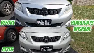 Headlights Housing Upgrade for the Corolla 09-13 #diy #corolla #headlights #youtube #toyota