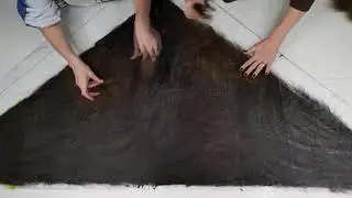 Nunofelted shawl with Natalya Kondrasheva and Oxana Tkachenko