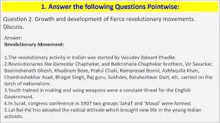 GSEB Solutions Class 9 Social Science Chapter 4 National Movements of India Question 1