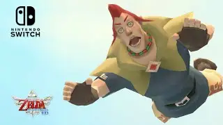 The Legend of Zelda: Skyward Sword HD - Groose Falls with Link (Cutscene)