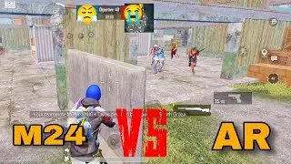 M24 Vs Ar Remdem Player Challenge || Pubg Peter Gaming😤😤