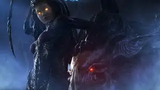 Kerrigan vs Mengsk in My Zergs are stronger (Sc2 Direct Strike Commanders)
