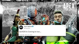 Apex Legends will now have QUADS and SOLOs but….